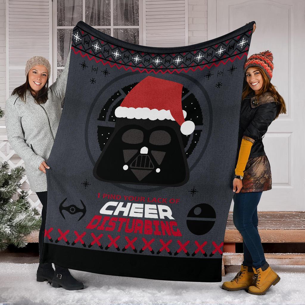 Star Wars Ugly Christmas Blanket Custom Home Decor Pind Your Lack Of