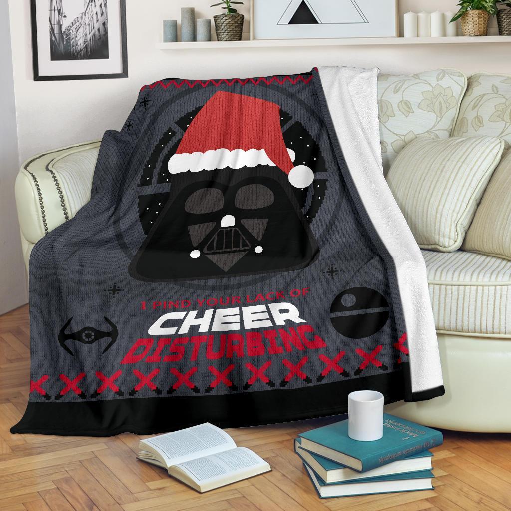 Star Wars Ugly Christmas Blanket Custom Home Decor Pind Your Lack Of