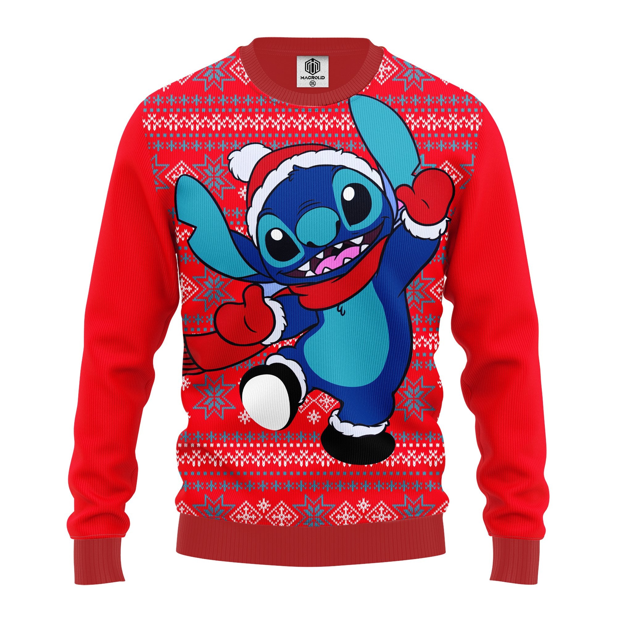 Winter Red Stitch Ugly Christmas Sweater Amazing Thanksgiving Gift