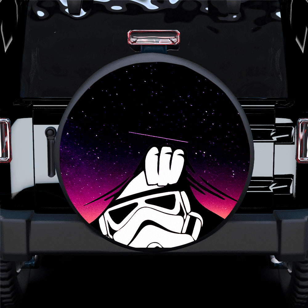 Funny Stormtrooper Jeep Car Spare Tire Cover - Galaxy Campers Gift