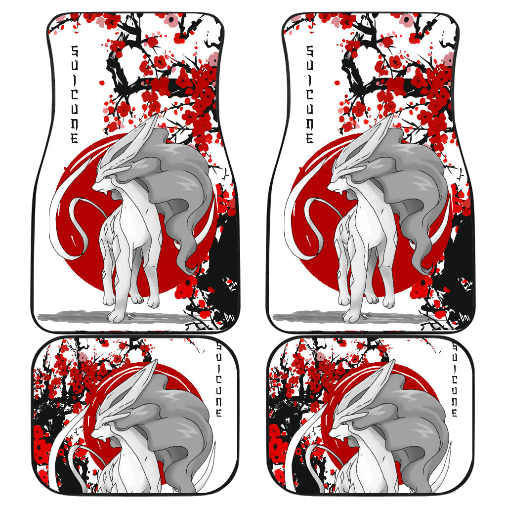 Japanese Suicuin Pokemon Car Floor Mats for Vehicle Interior