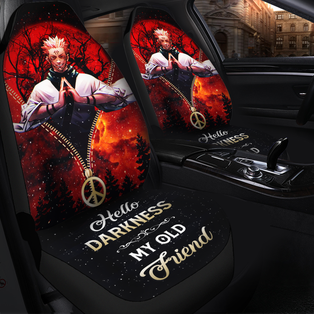 Sukuna Jujutsu Kaisen Galaxy Zipper Premium Car Seat Covers Protectors