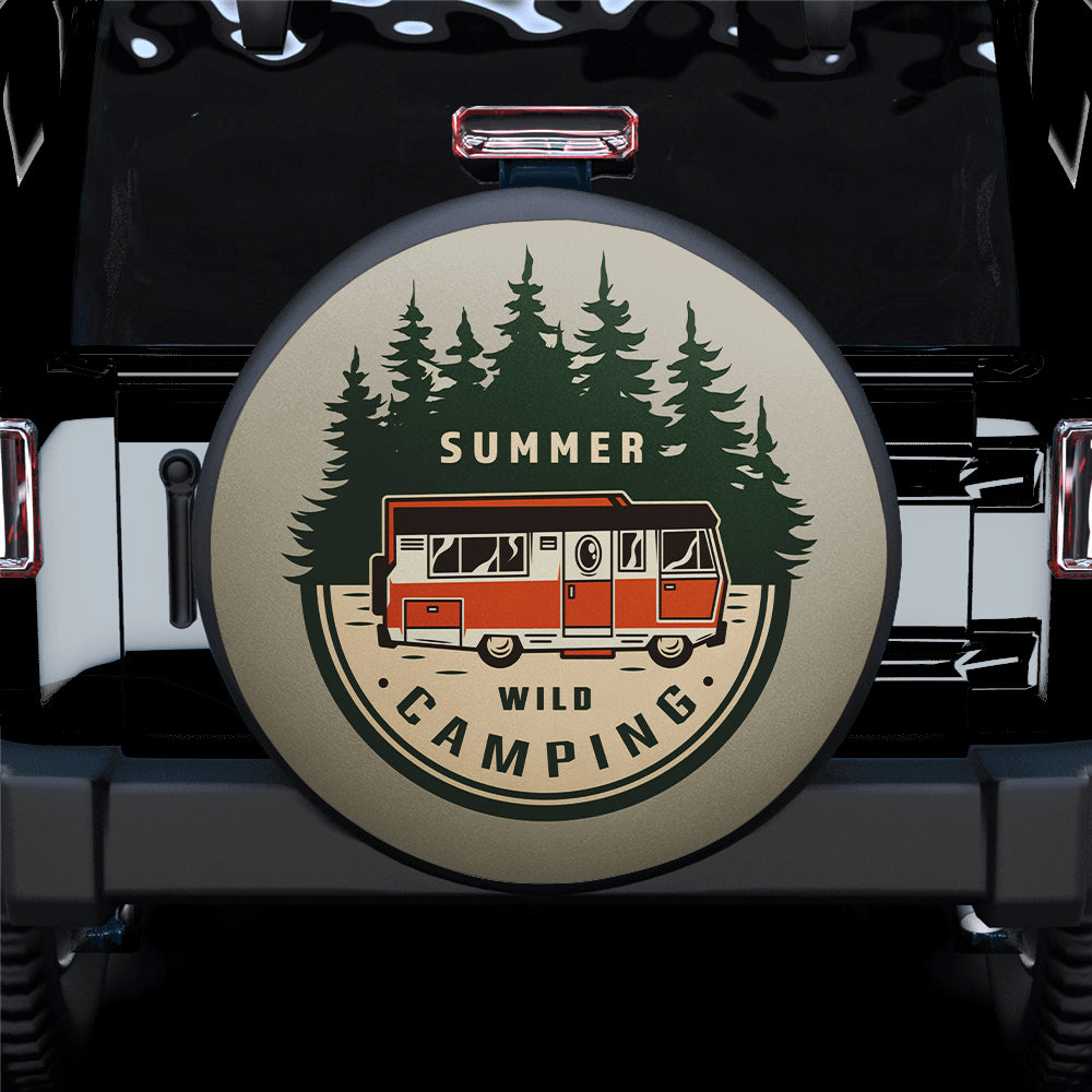 Camping Jeep Spare Tire Cover Gift for Outdoor Enthusiasts