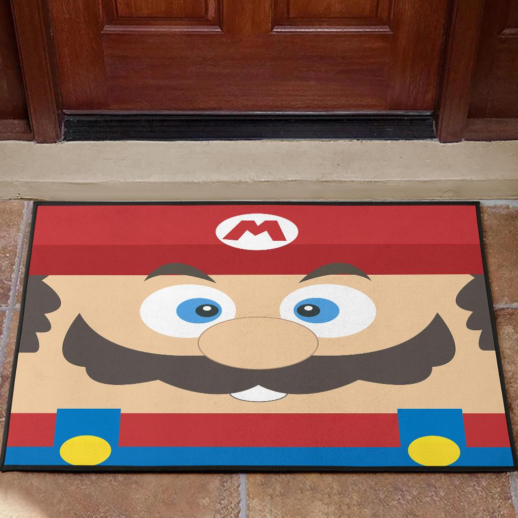 Super Mario Home Decor Doormat - Fun Entrance Mat for Gamers