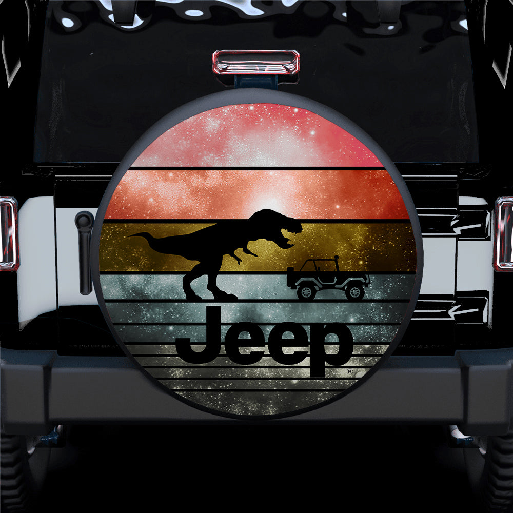 T-Rex Jeep Car Spare Tire Covers for Campers Gift Idea