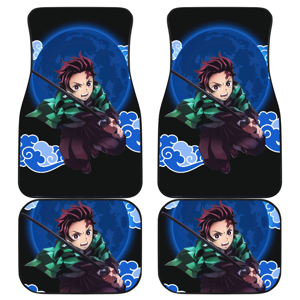 Tanjiro Demon Slayer Cloud Car Floor Mats Accessories