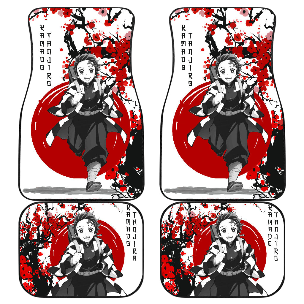 Tanjiro Demon Slayer Floor Mats - Japan Style Car Accessories