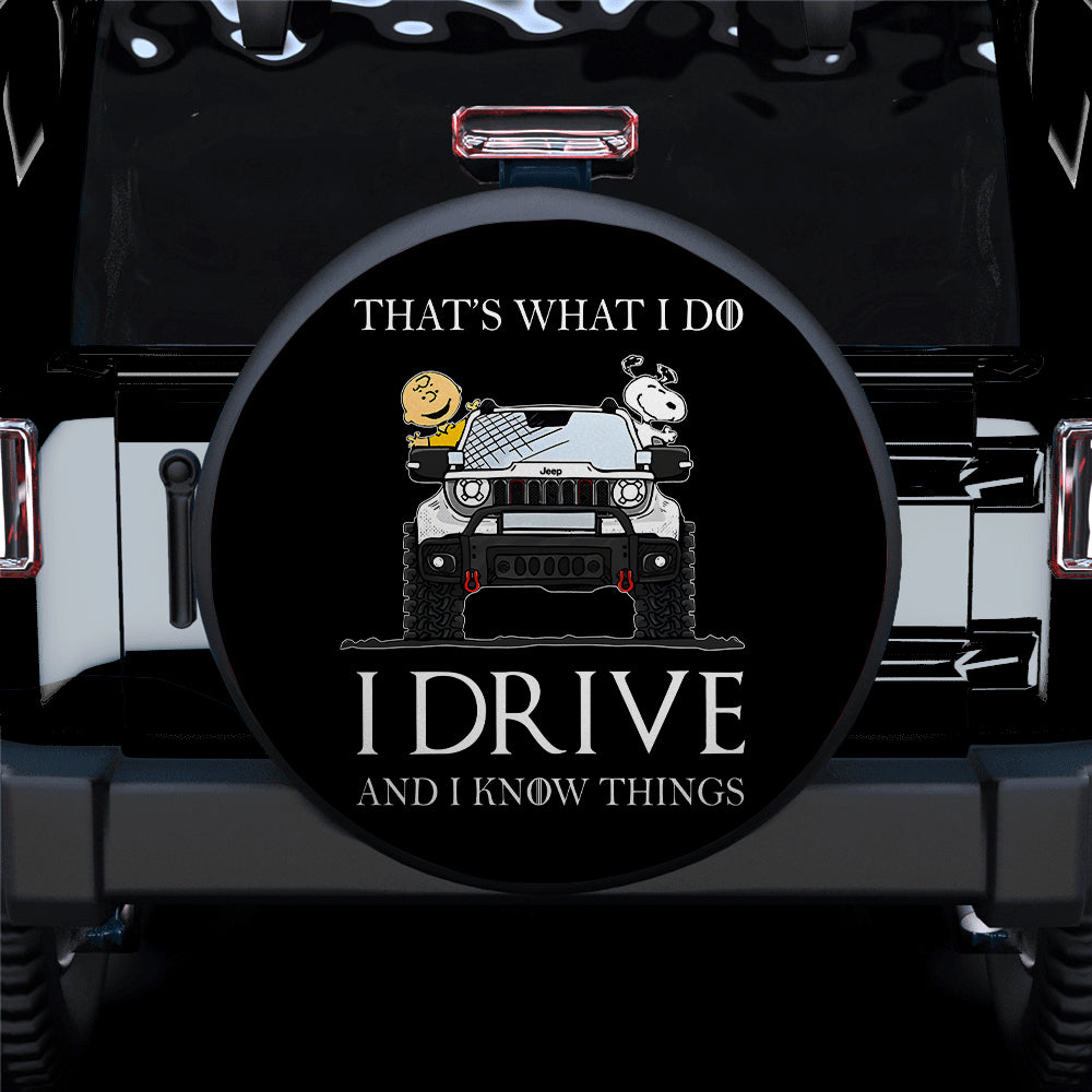 Snoopy Jeep Car Spare Tire Covers Gift for Campers - That Is What I Do