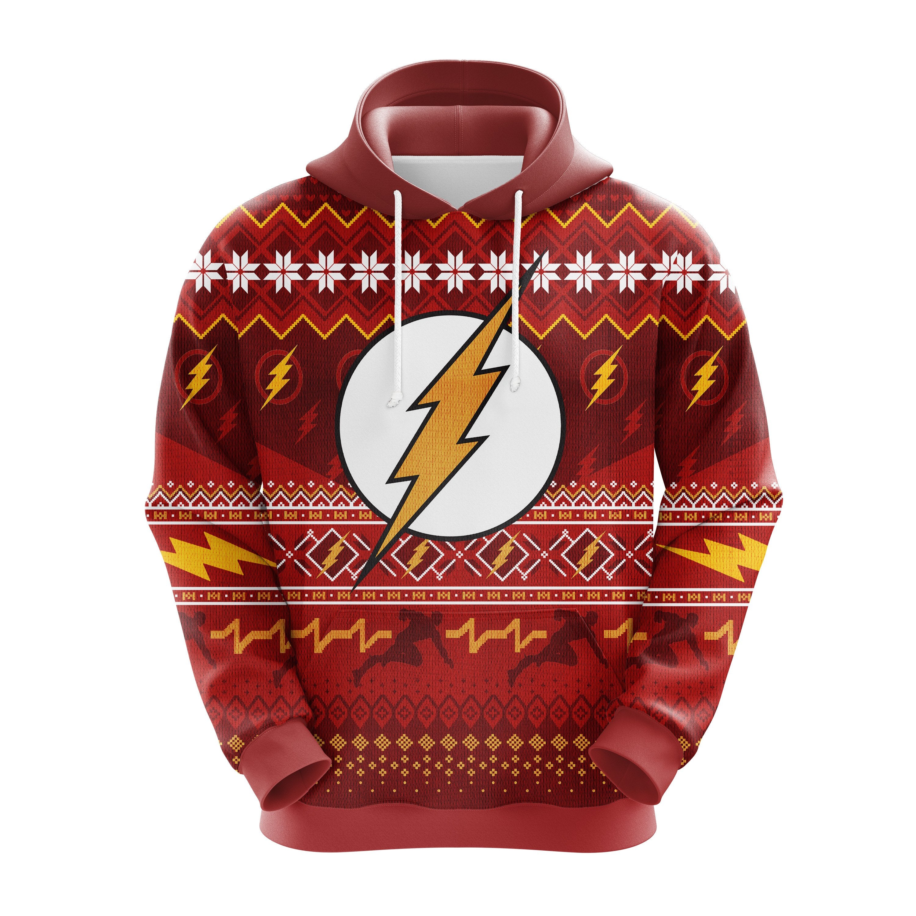 Flash Christmas Hoodie - Cute Noel Mc Ugly Gift for Thanksgiving