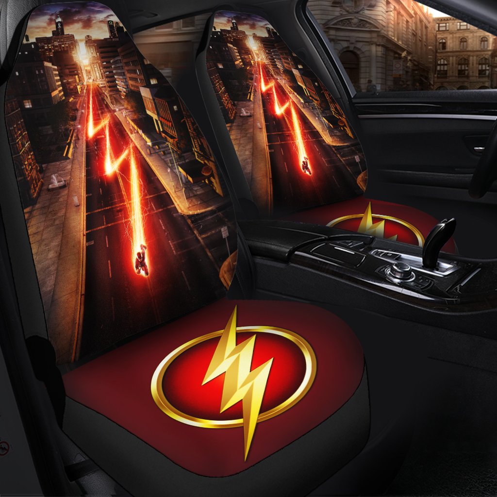 Flash Car Seat Covers - Premium Custom Decor Protectors