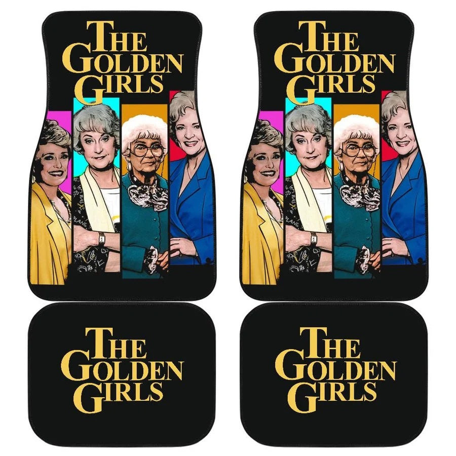 Golden Girls Black Car Floor Mats | TV Show Car Accessories