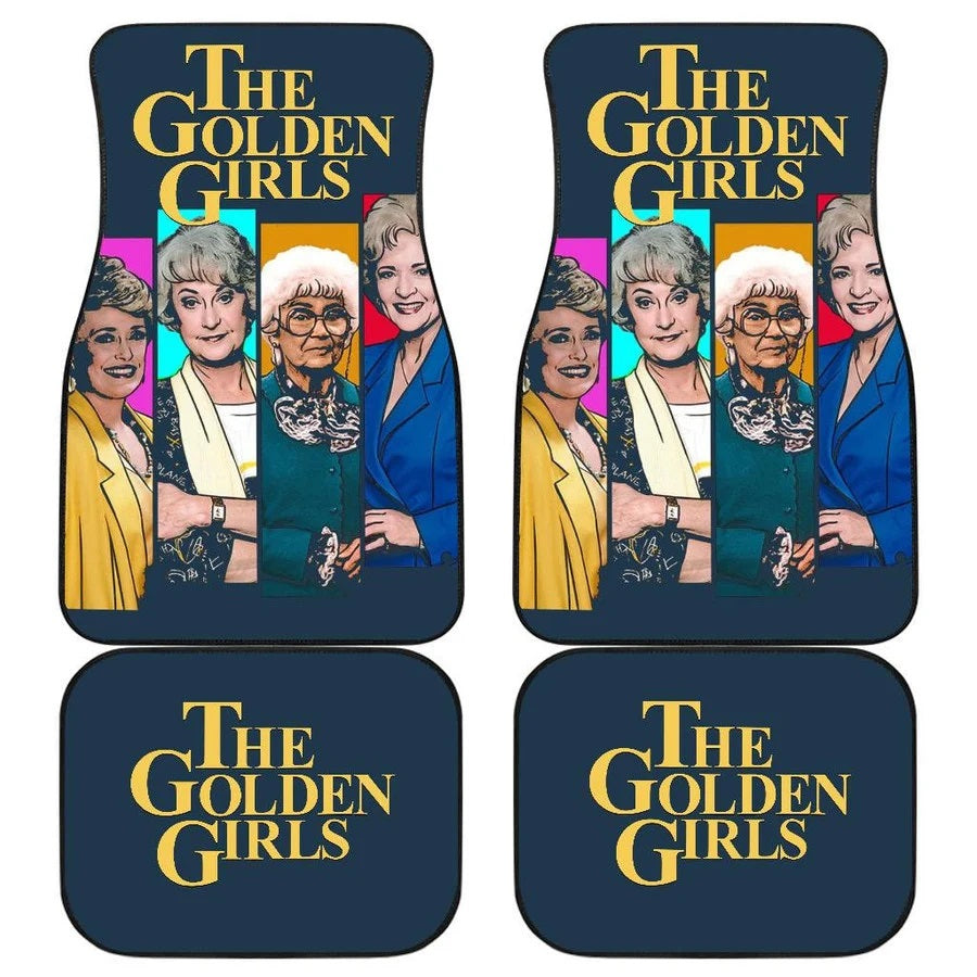 Golden Girls Car Accessories Blue Floor Mats for Vehicles