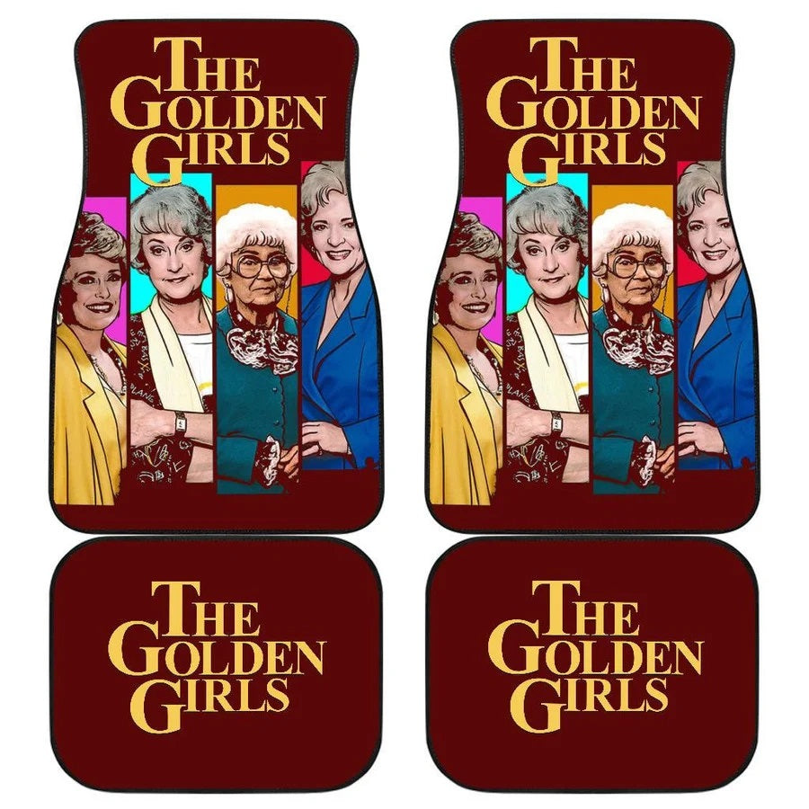 Golden Girls Red Car Floor Mats for Cars, Car Accessories