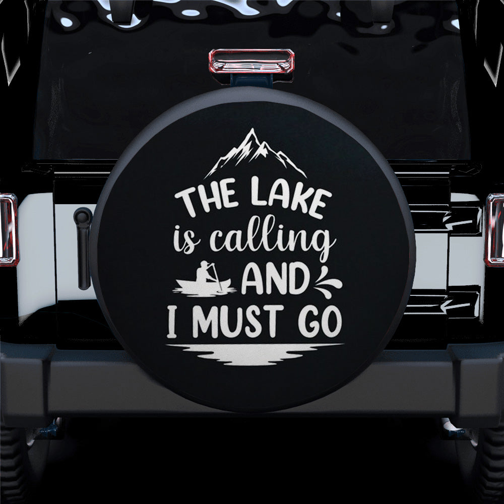 Lake Is Calling Tire Cover for Jeep - Gift for Campers
