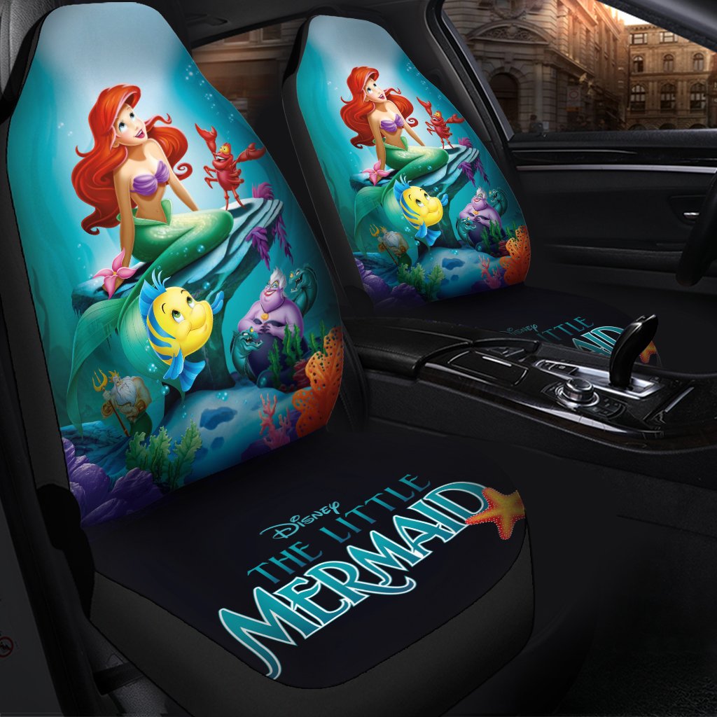 The Little Mermaid Custom Car Seat Covers Decor Protectors Premium