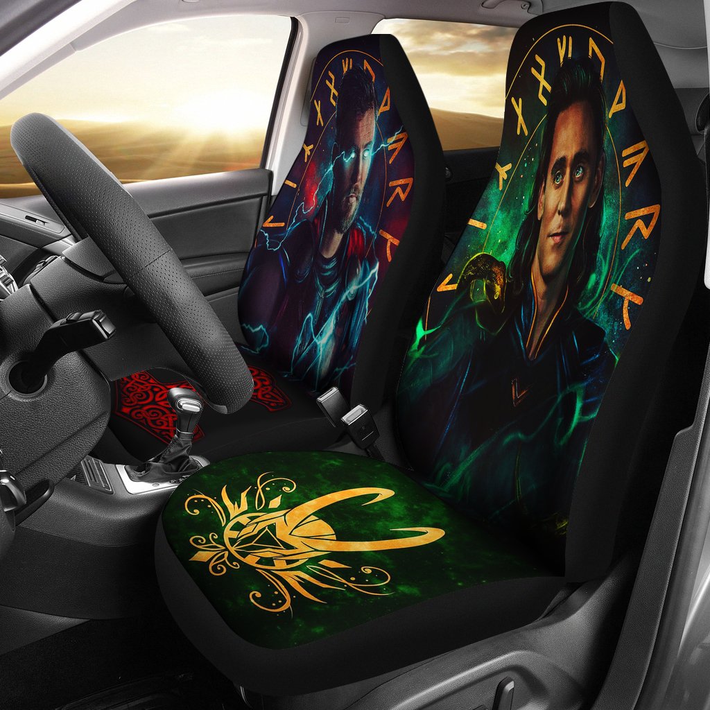 Thor Loki Car Seat Covers 2023 Premium Custom Decor Protectors
