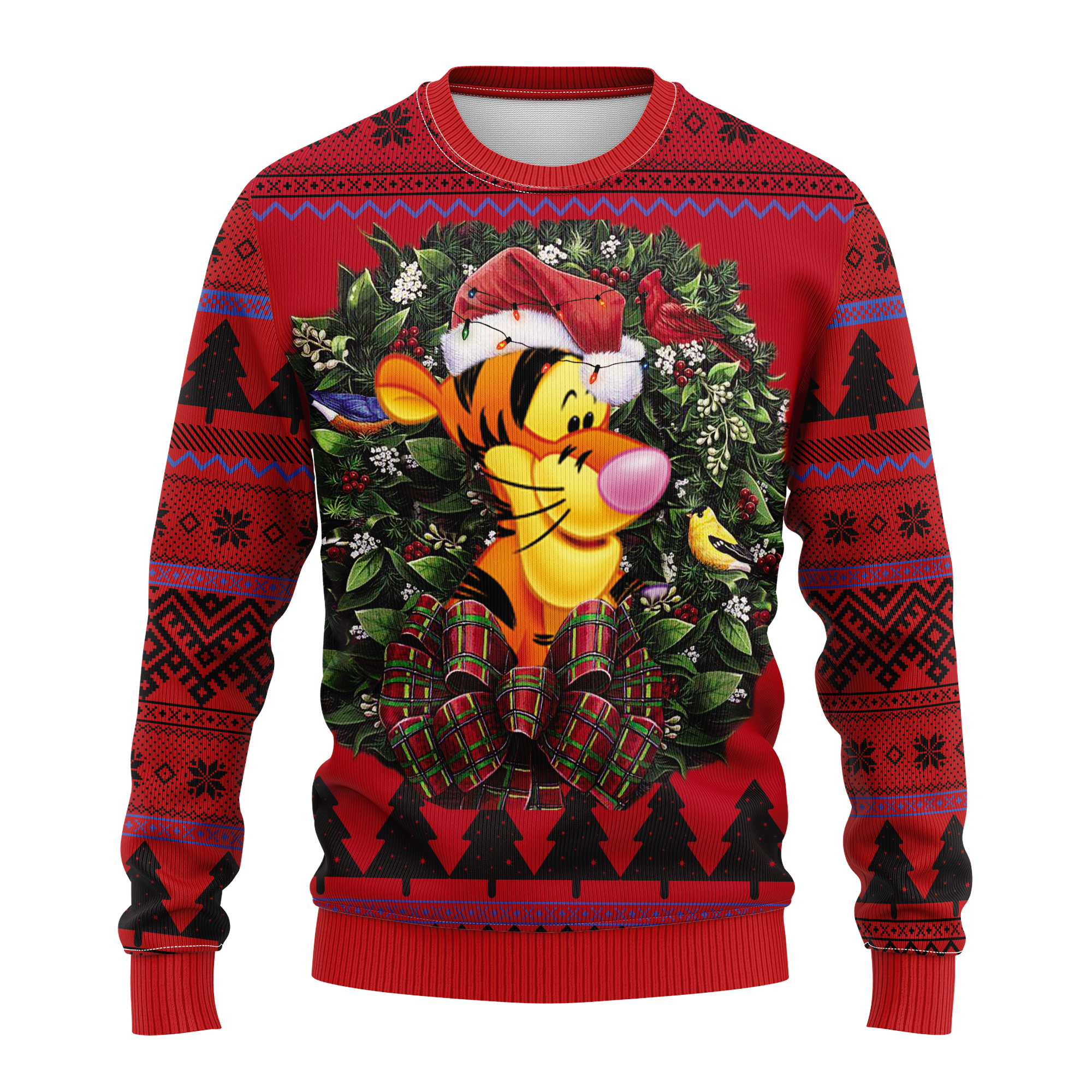 Tiger Pooh Noel Mc Ugly Christmas Sweater Thanksgiving Gift Sweater