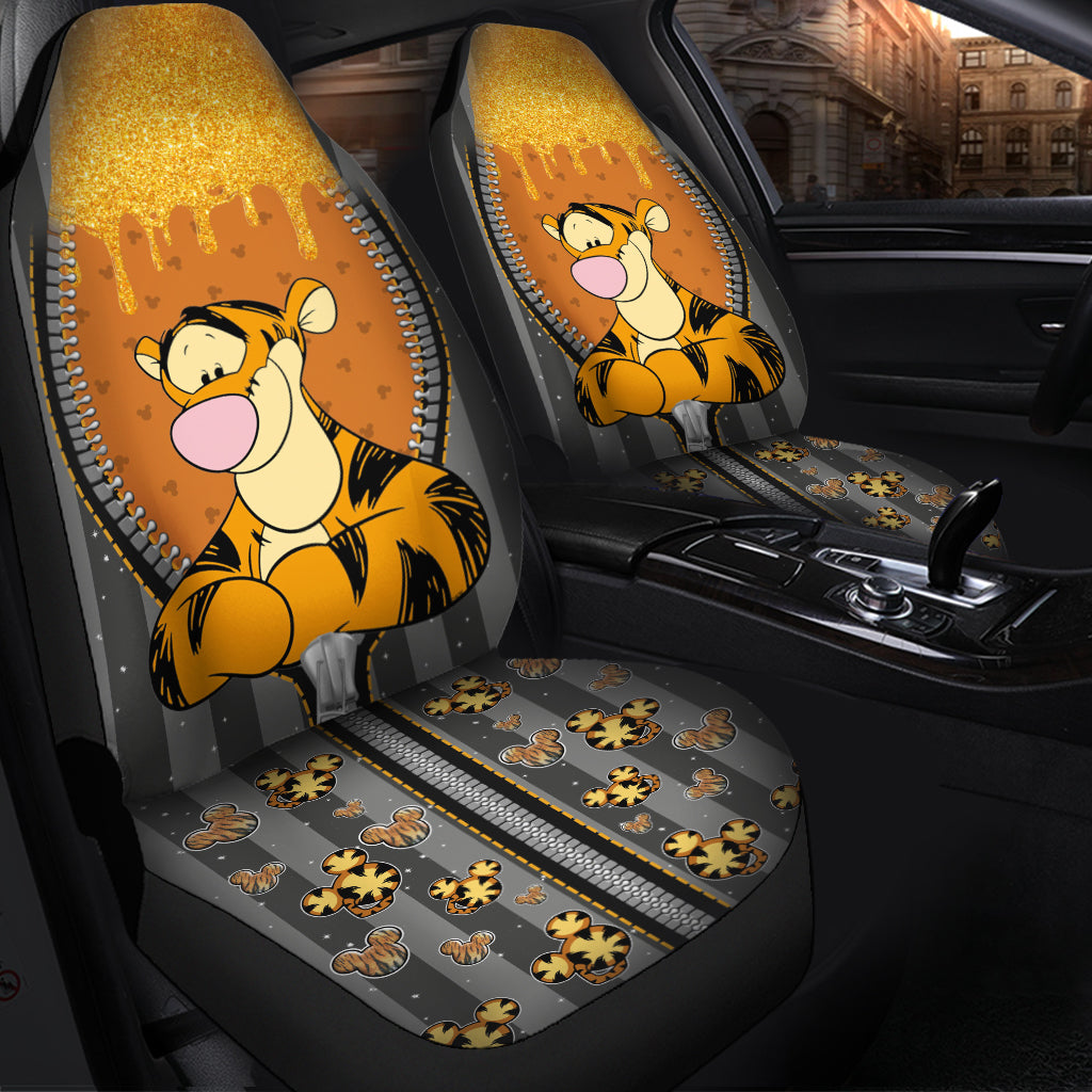Tigger Winnie The Pooh Premium Custom Car Seat Covers Decor Protectors