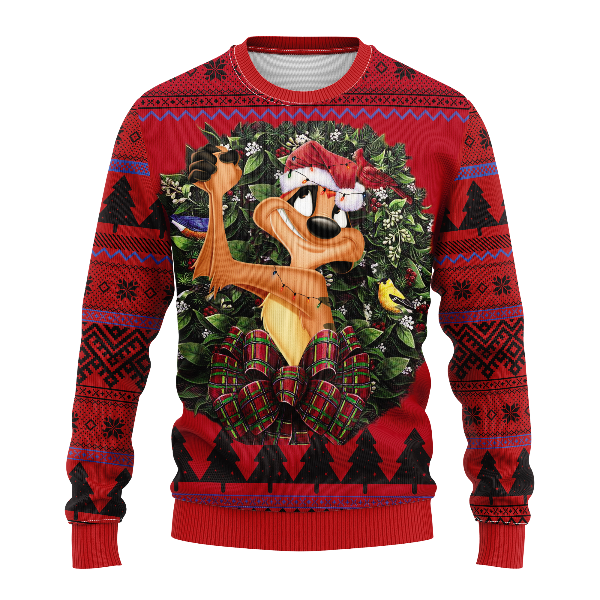 Lion King Timon Ugly Christmas Sweater Thanksgiving Gift for Men