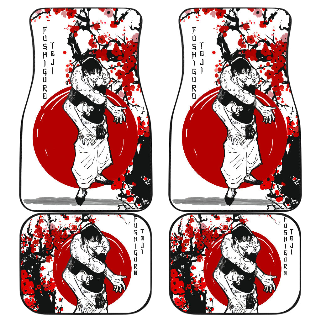 Jujutsu Kaisen Demon Slayer Japan Style Car Floor Mats