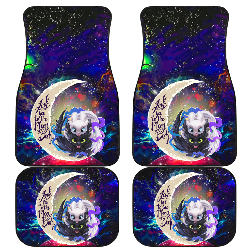 Toothless Light Fury How To Train Your Dragon Galaxy Car Floor Mats