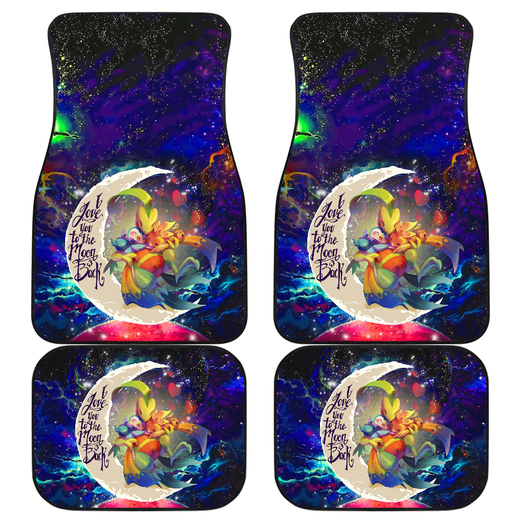 Pokemon Love You To The Moon Galaxy Car Floor Mats Accessories
