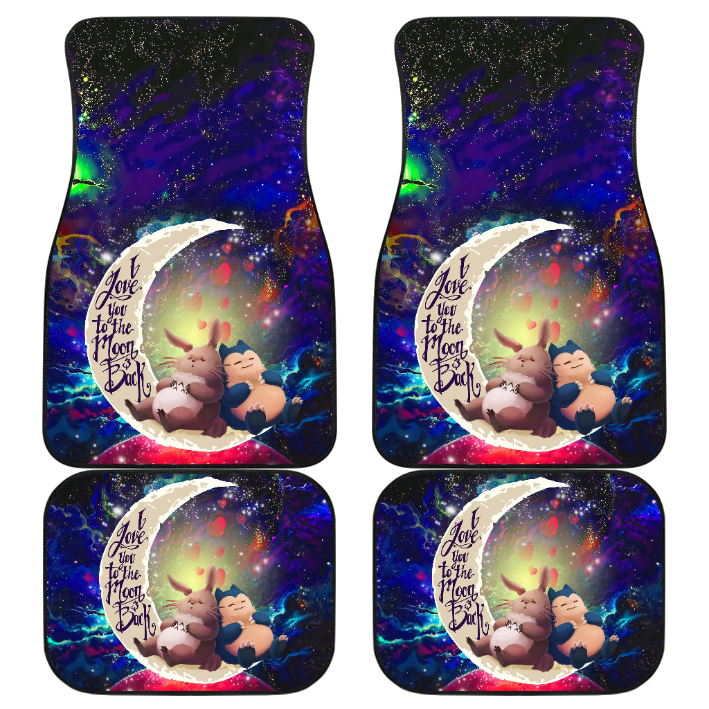 Totoro Ghibli Snorlax Pokemon Galaxy Car Floor Mats Accessories