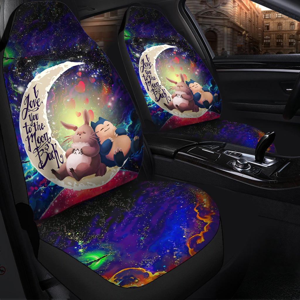 Totoro Ghibli Snorlax Pokemon Galaxy Car Seat Covers Protectors