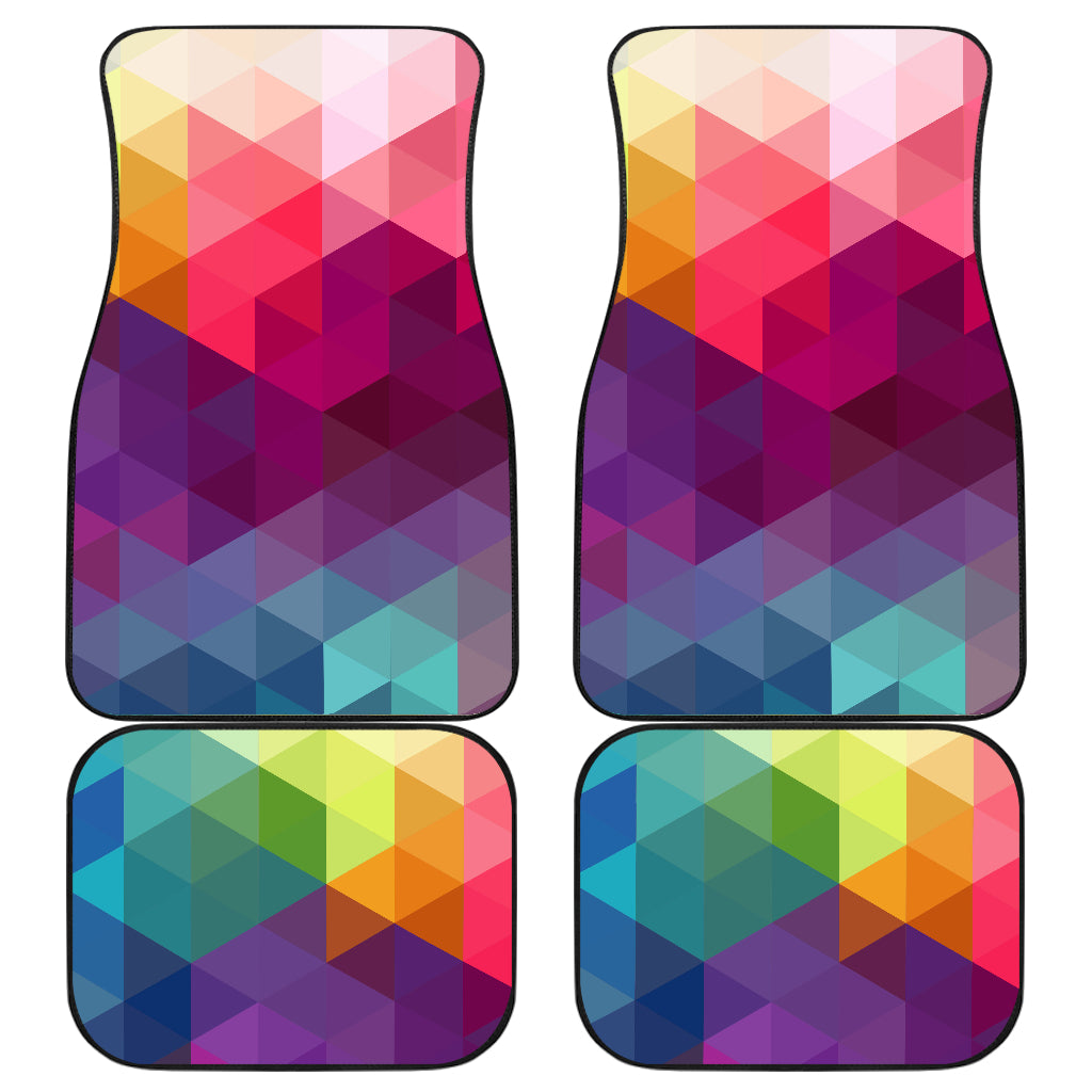 Triangles Pattern Car Accessories for Floor Mats Triangles
