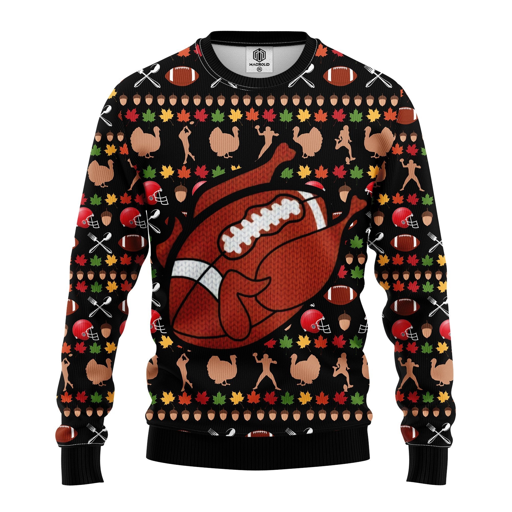Turkey Thanksgiving Gift, Ugly Christmas Sweater for Holiday Cheer