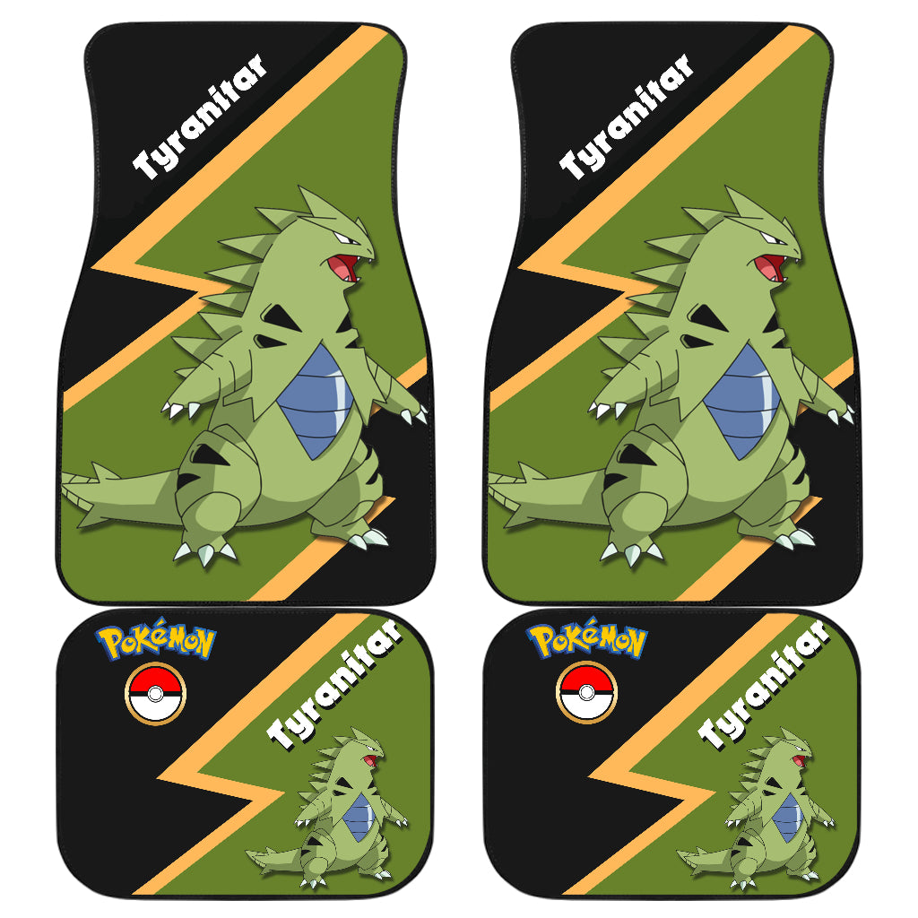 Tyranitar Pokémon Floor Mats for Cars | Car Accessories