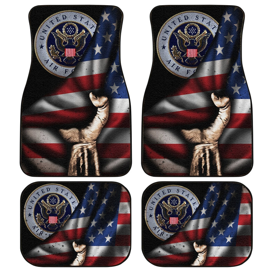 US Air Force Custom American Flag Car Accessories - Floor Mats