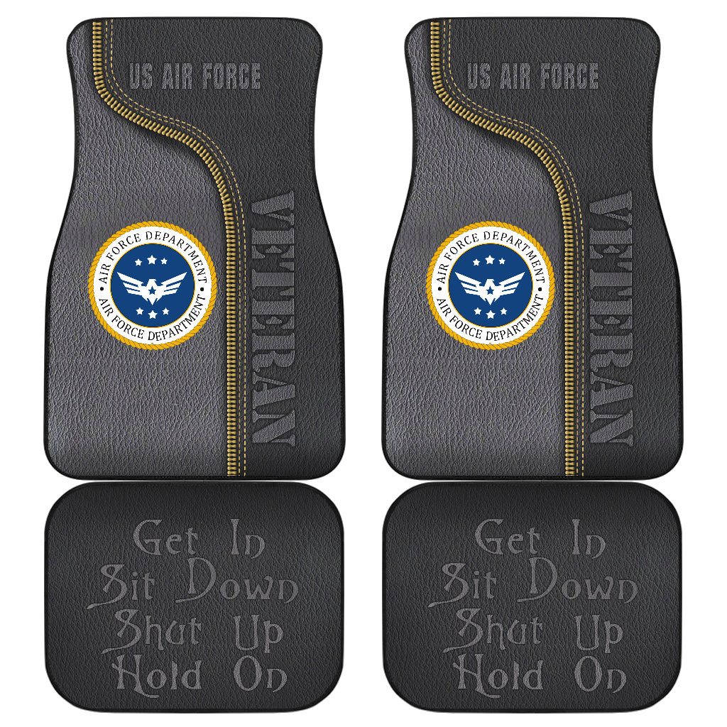 US Air Force Veteran Car Floor Mats for Vehicle Interior Protection