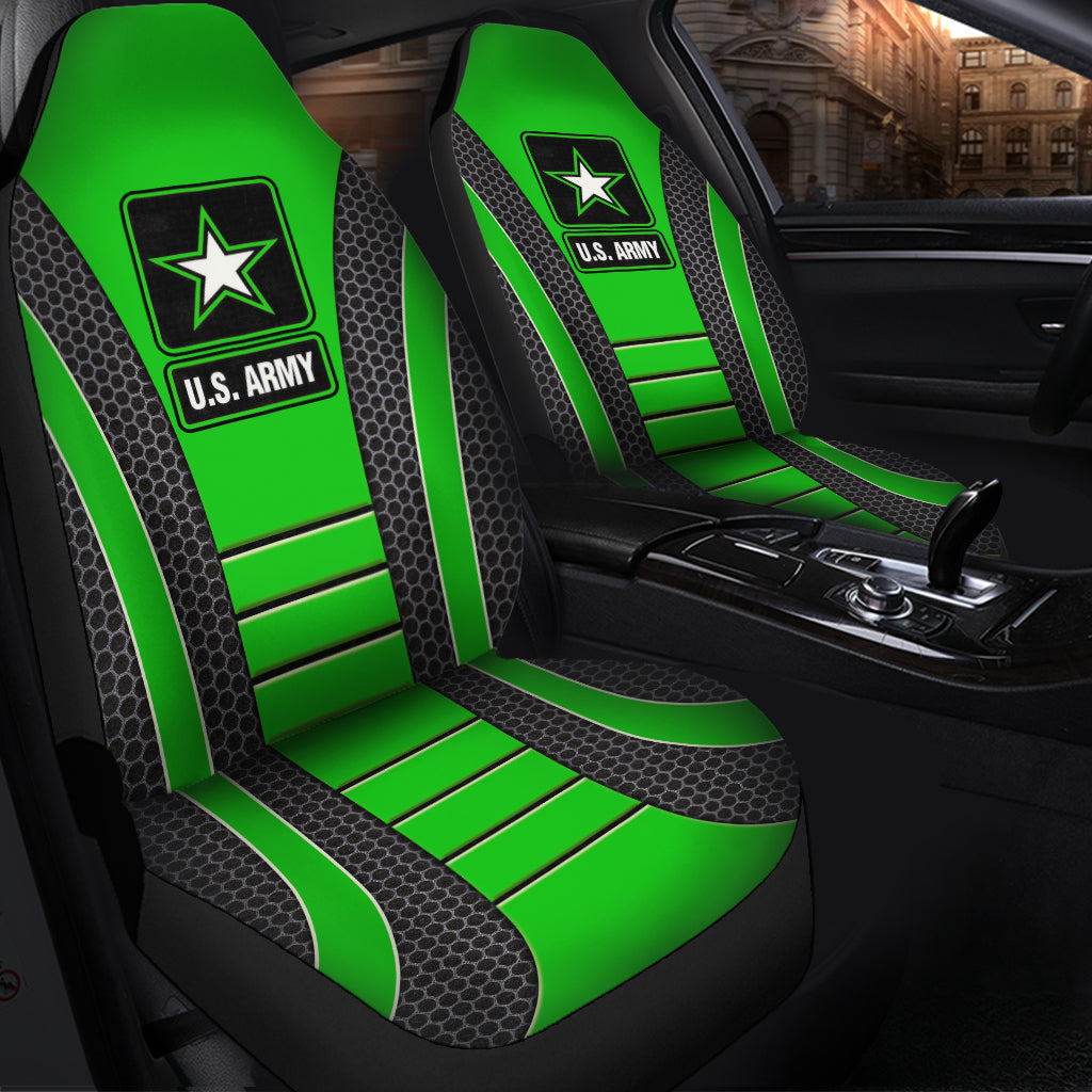 US ARMY Green Custom Car Seat Covers for Protection and Decor
