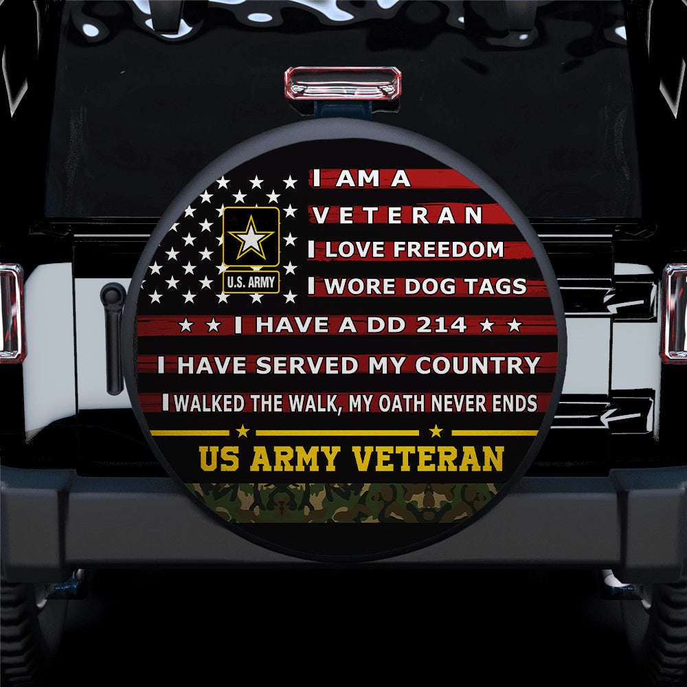 US Army Veteran Gift for Campers - Jeep Spare Tire Covers