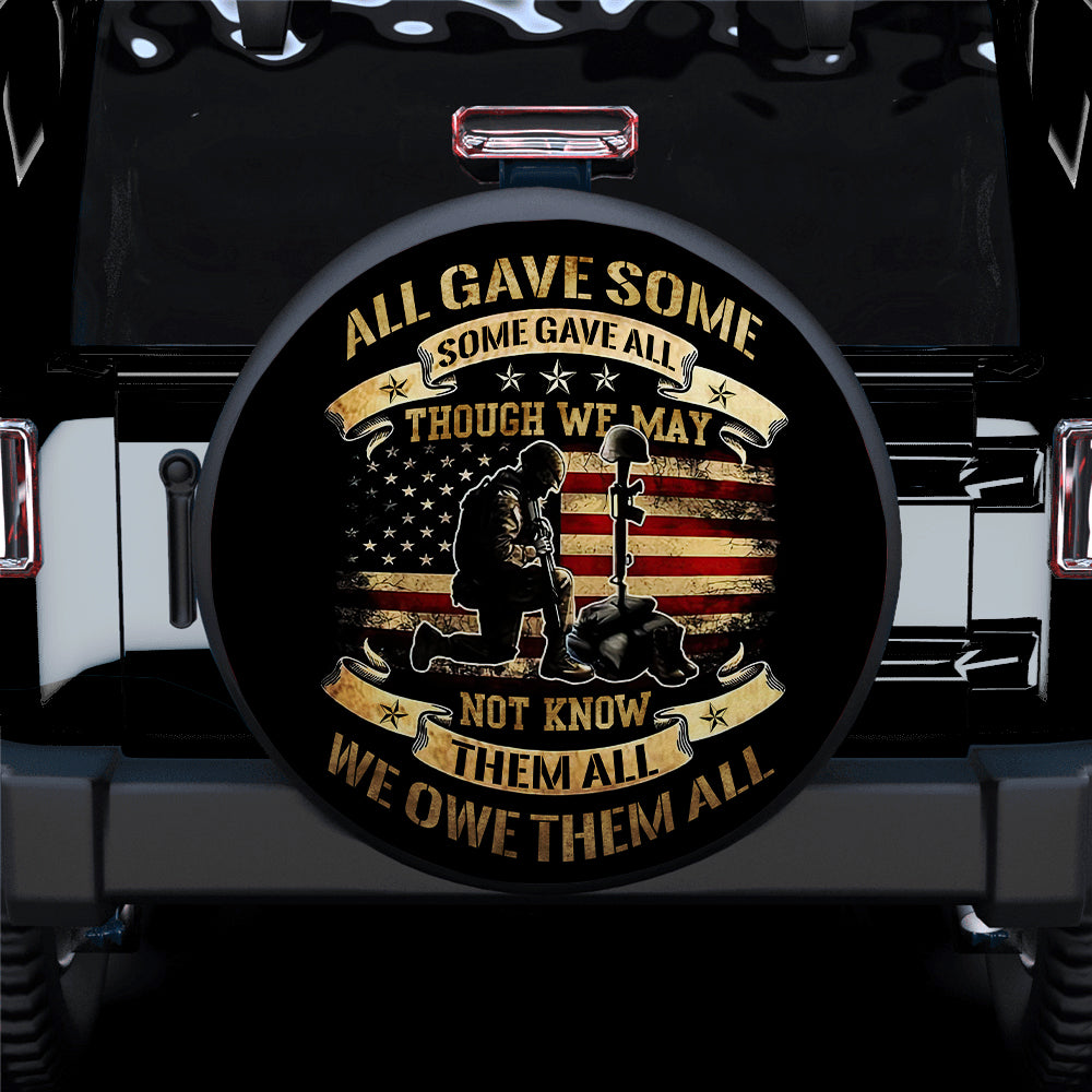US Veterans Day Gift for Campers - Jeep Car Spare Tire Covers