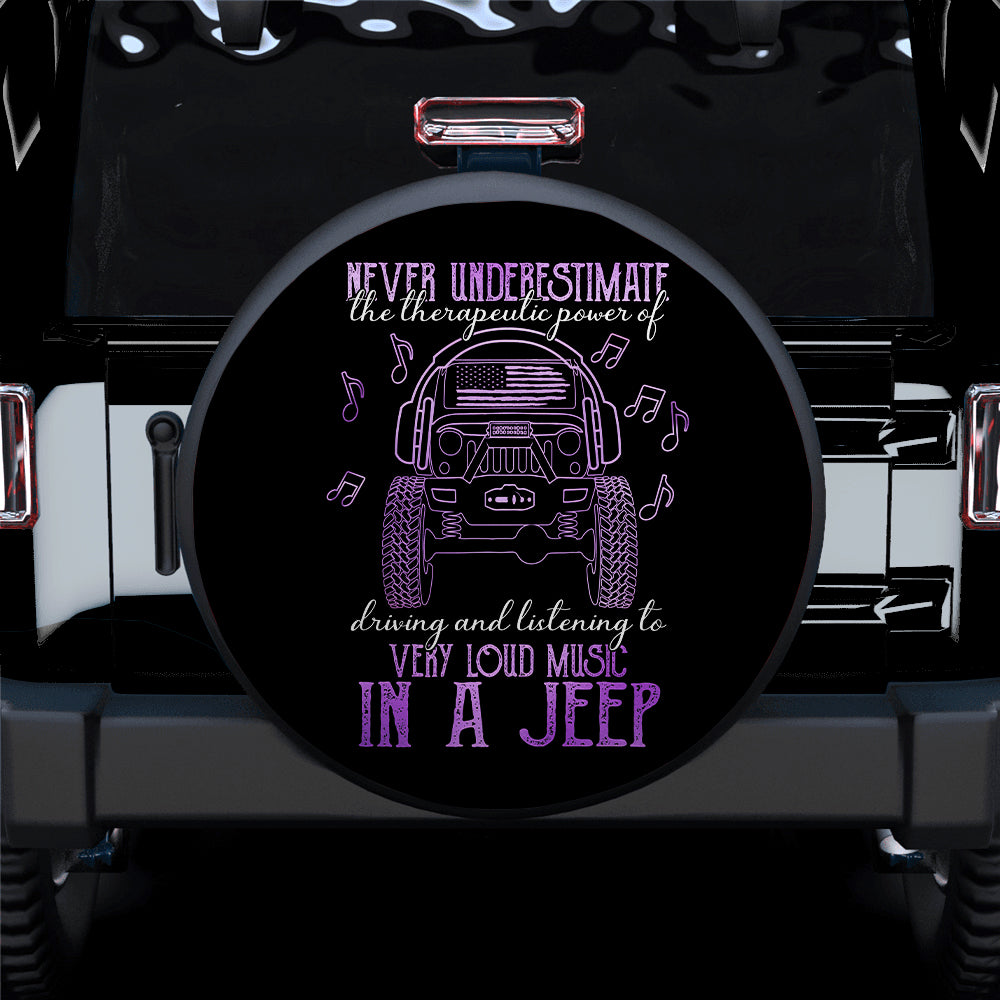 Loud Music Jeep Spare Tire Cover - Gift for Campers