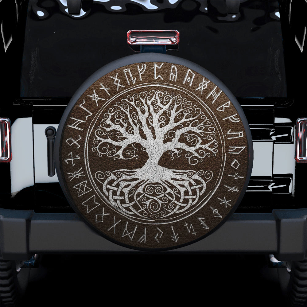 Viking Jeep Spare Tire Cover Gift for Campers and Outdoor Lovers