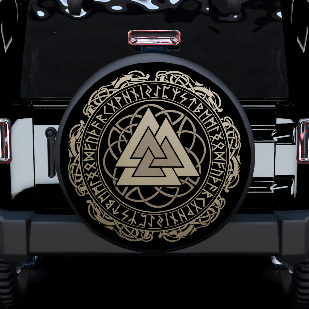 Odin Walknut Viking Jeep Tire Cover Gift for Campers and Travelers