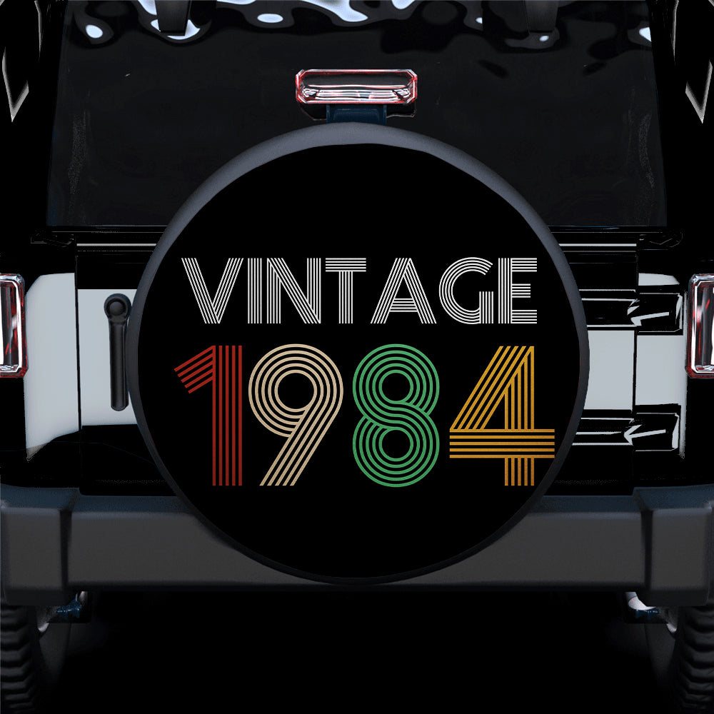 1984 Vintage Birthday Gift Jeep Car Spare Tire Covers for Campers