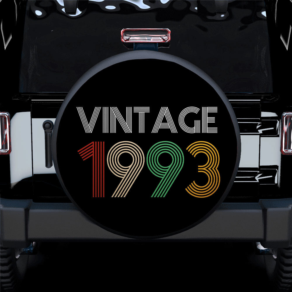 Vintage 1993 Birthday Gift for Campers - Jeep Car Spare Tire Covers