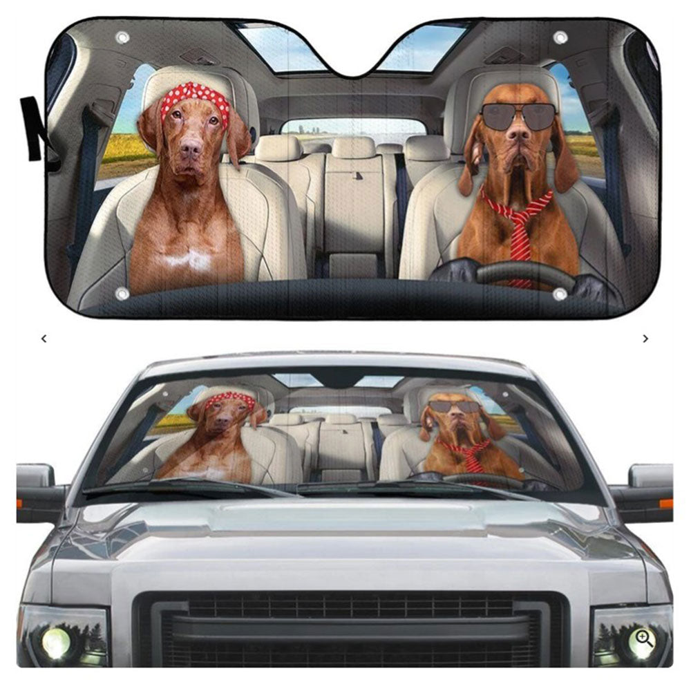 Vizsla Dog Windshield Sun Shades Car Accessories for Pet Lovers