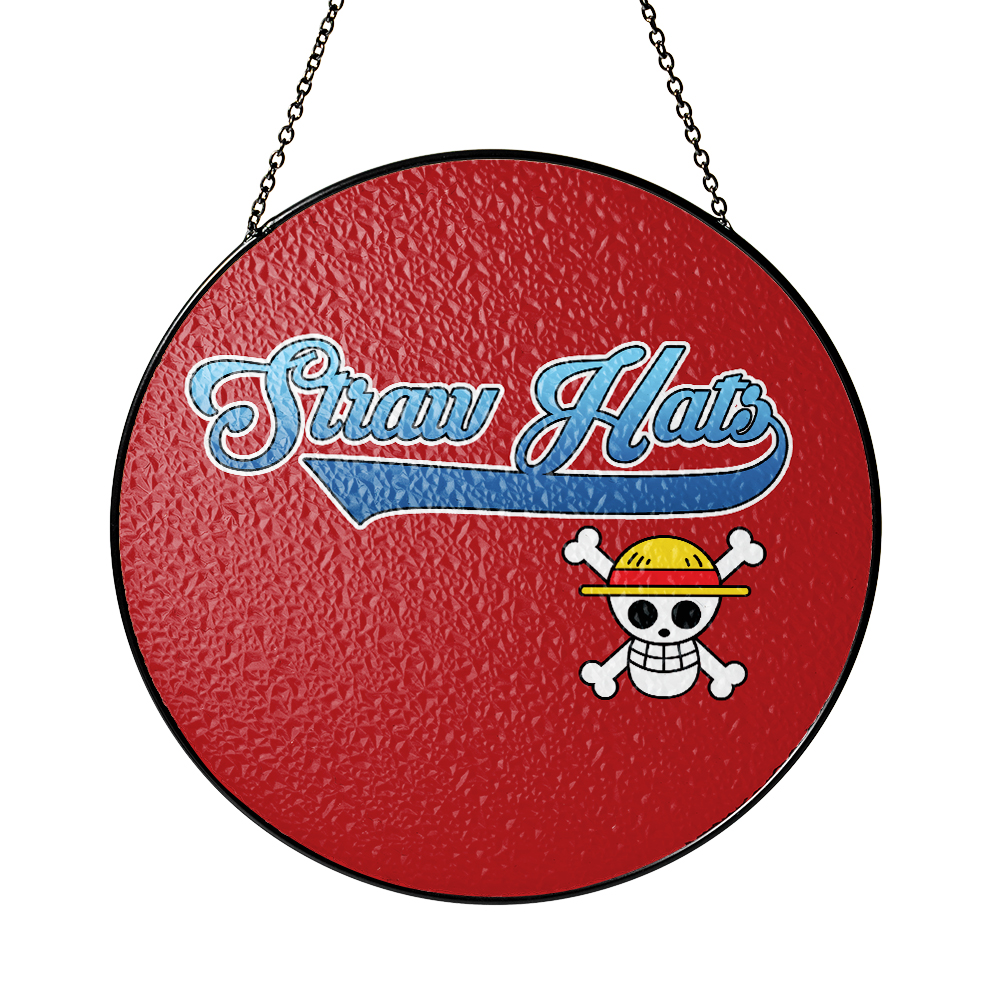 Window Suncatcher Strawhats Luffy One Piece Stained Glass Suncatcher