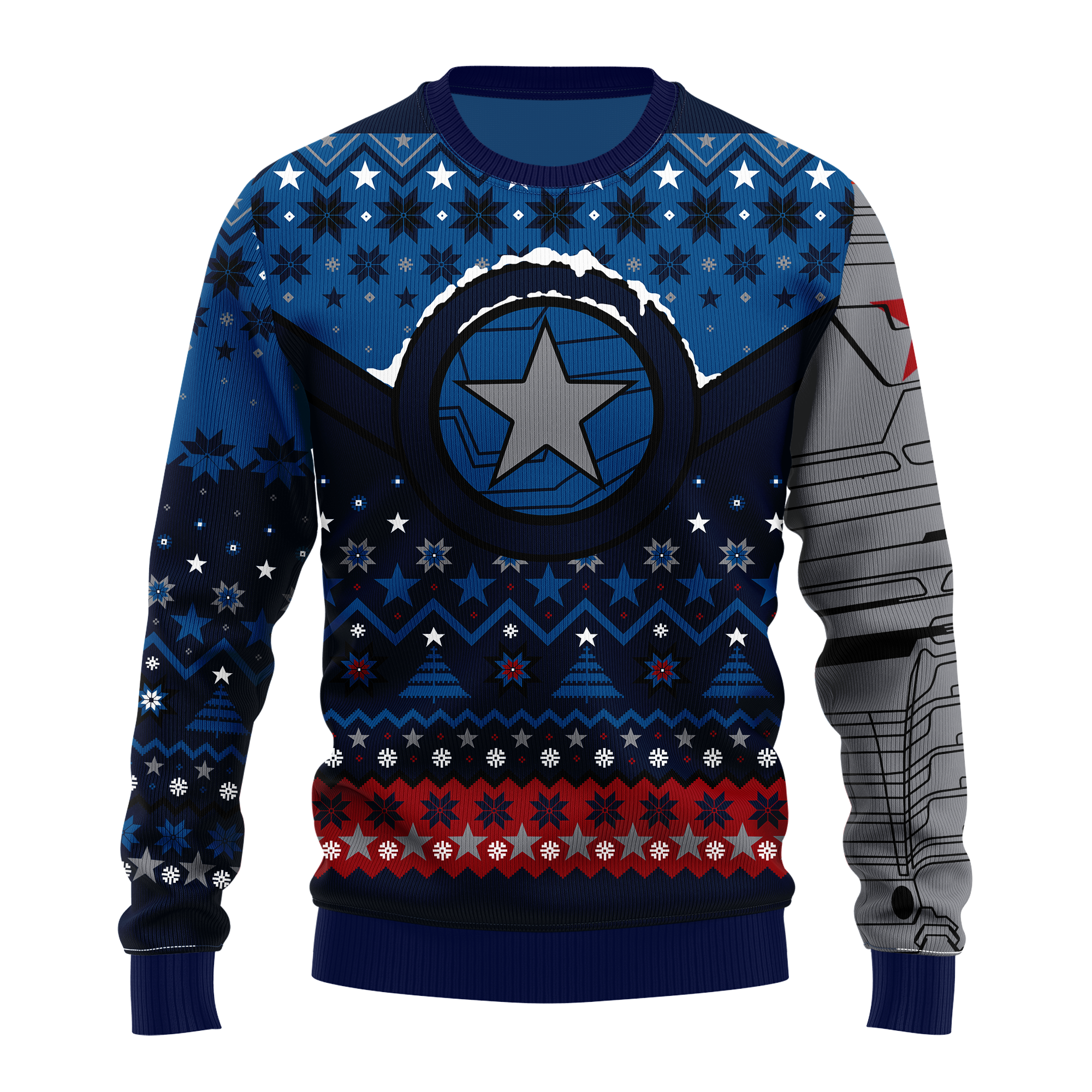 Winter Soldier Ugly Christmas Sweater for Men - Xmas Gift