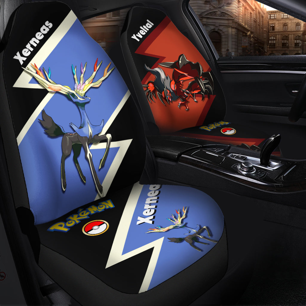 Xerneas Yveltal Pokemon Custom Car Seat Covers Protectors Premium