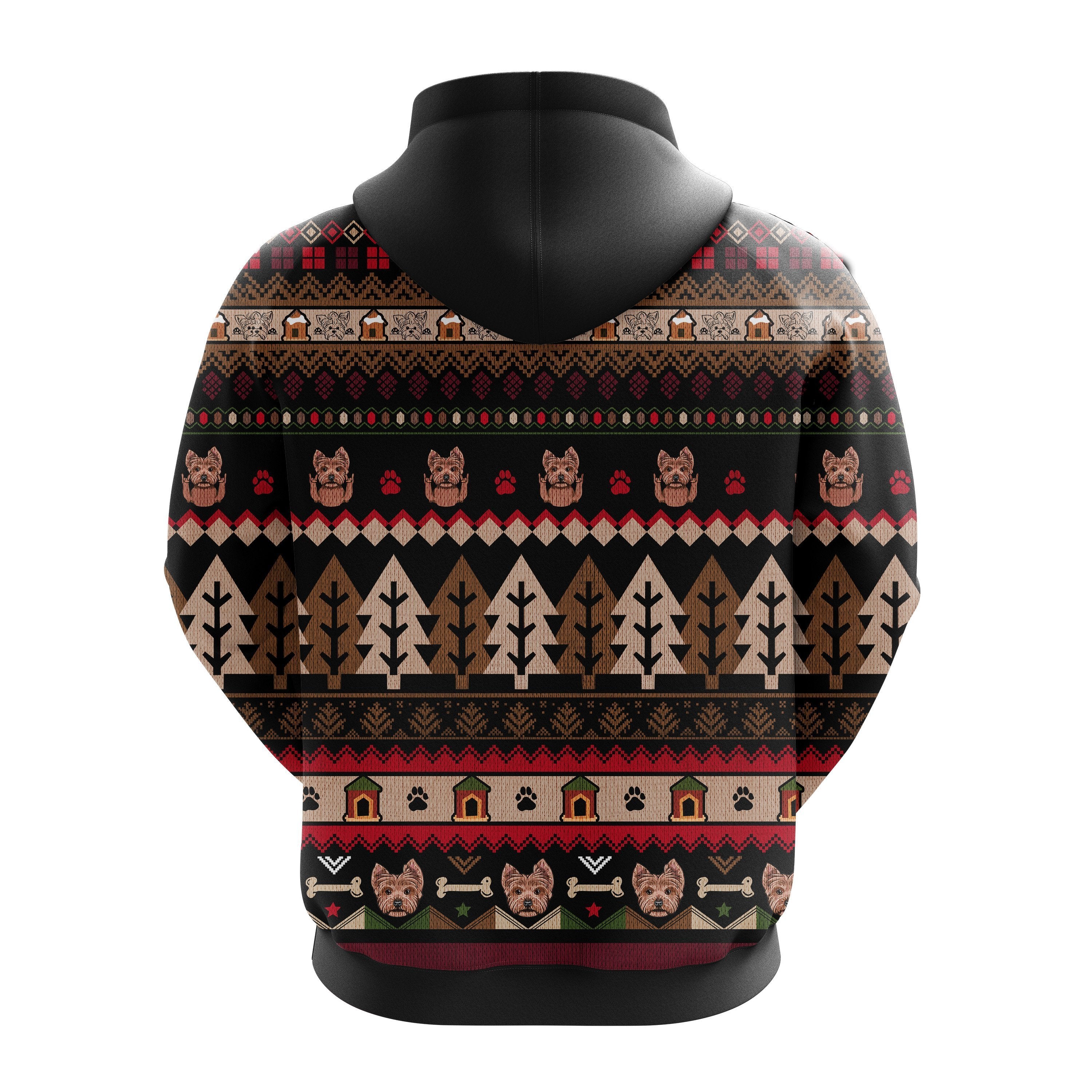 Cute Yorkshire Christmas Noel Mc Ugly Hoodie Gift Idea for