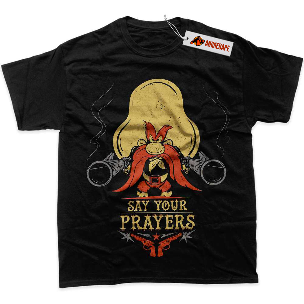 Yosemite Sam Looney Tunes Cartoon Graphic Tee Shirt for Fans