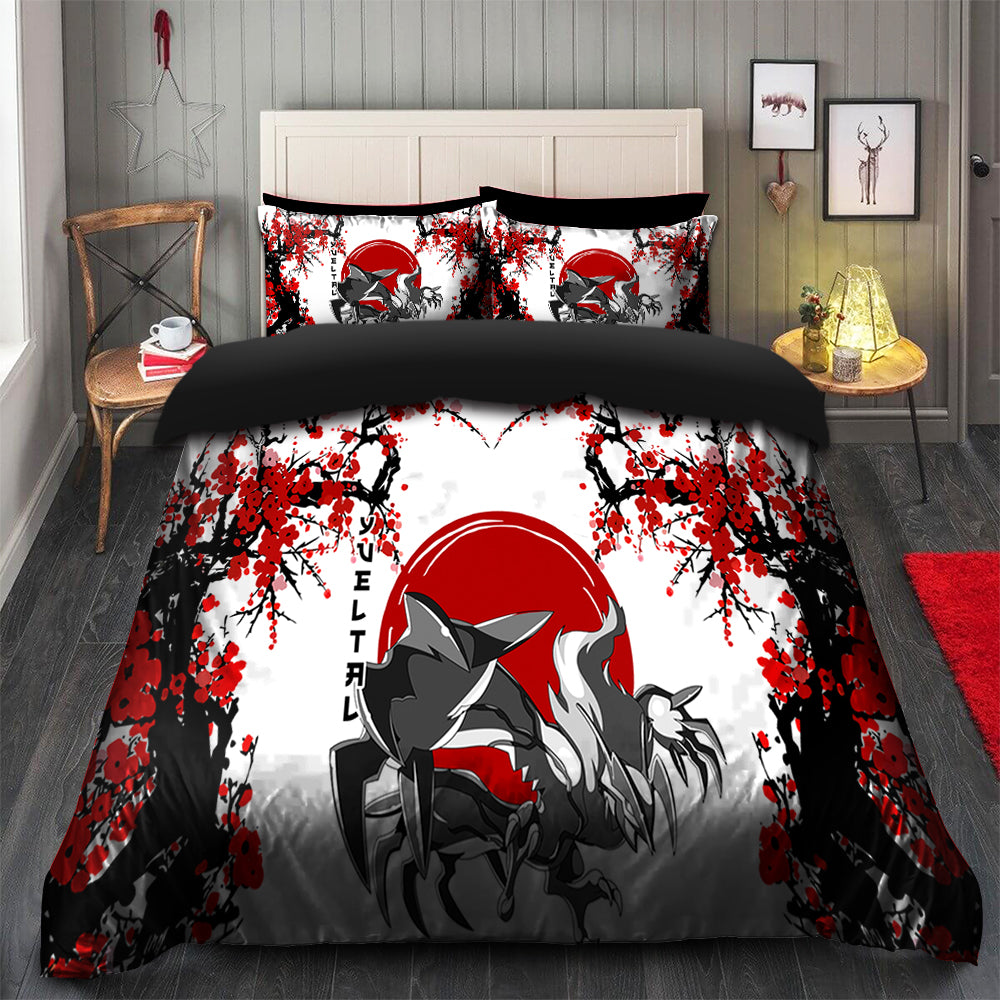 Yveltal Pokemon Bedding Set with Duvet Cover & 2 Pillowcases