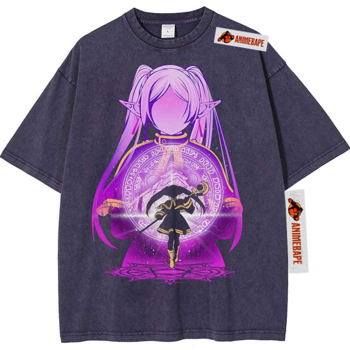 Frieren Beyond Journeys End Anime Vintage Tee Shirt for Fans - Image 7
