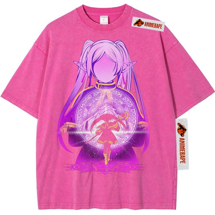 Frieren Beyond Journeys End Anime Vintage Tee Shirt for Fans - Image 8